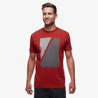 BLOCK PRINT MOUNTAIN T-SHIRT חולצת טיפוס