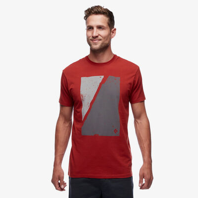 BLOCK PRINT MOUNTAIN T-SHIRT חולצת טיפוס