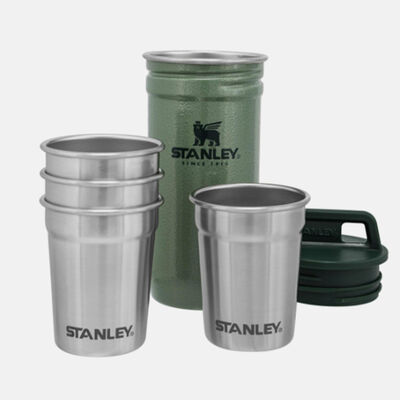 ADVENTURE NESTING SHOT GLASS SET ערכת פלאסק וכוסות שוט
