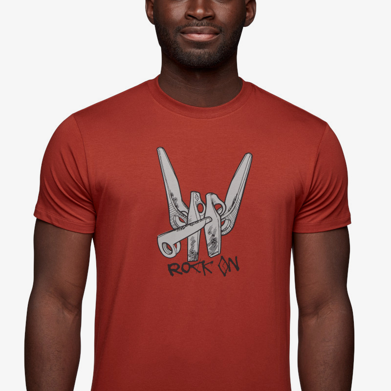 ROCK ON TEE  חולצת טיפוס image number null