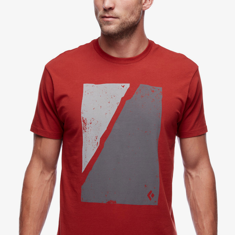 BLOCK PRINT MOUNTAIN T-SHIRT image number null
