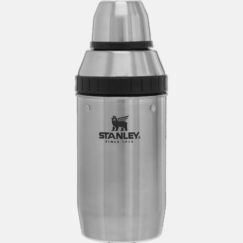ADVENTURE HAPPY HOUR COCKTAIL SHAKER SET שייקר קוקטיילים בצבע steel ובצבע stainless 