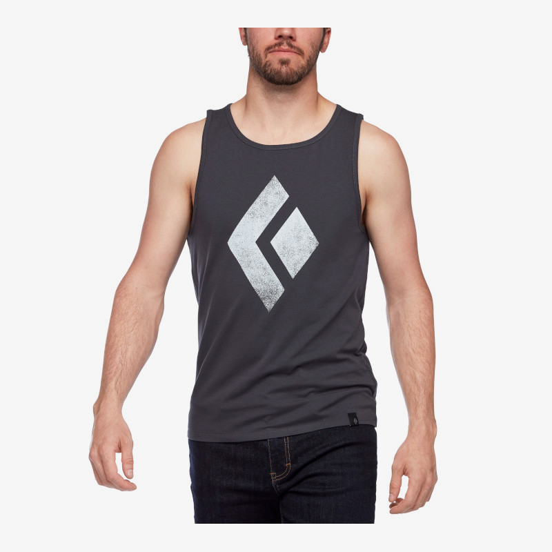 CHALKED UP TANK גופיית טיפוס בצבע carbon 