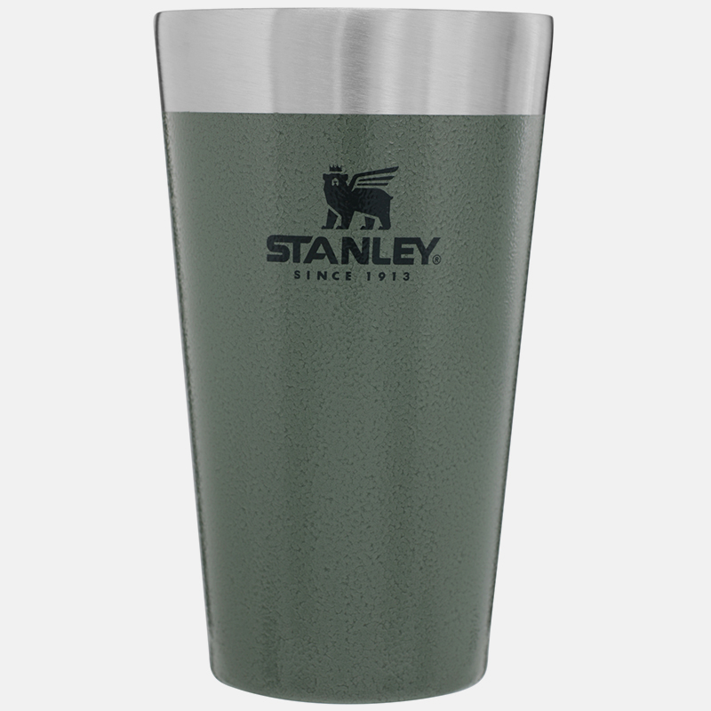 ADVENTURE STACKING BEER PINT | 0.47 L כוס לבירה בצבע ירוק ובצבע hammertone 