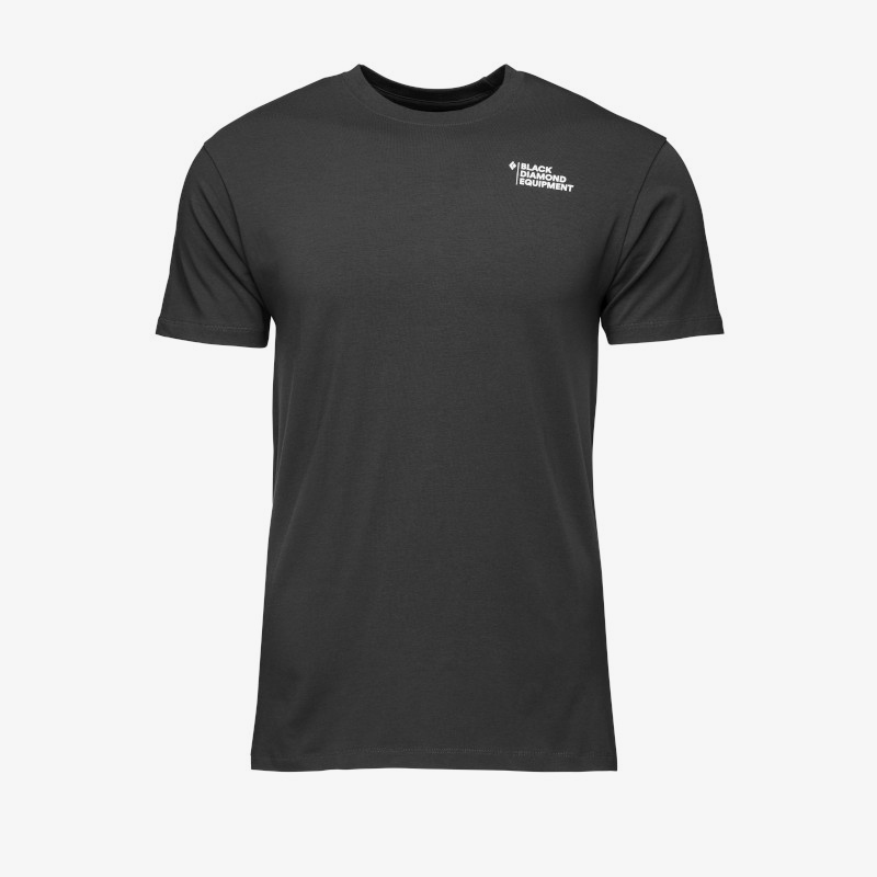 HERITAGE EQUIPMENT FOR ALPINISTS TEE חולצת טיפוס בצבע שחור 