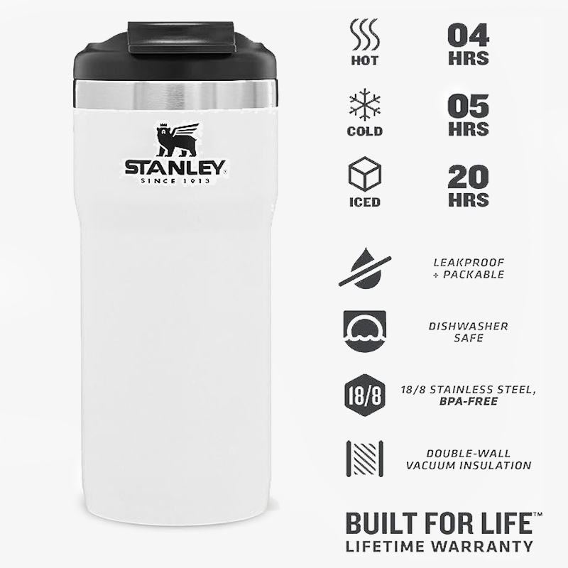 Classic Twin Lock Travel Mug | 0.47L ספל קפה image number null