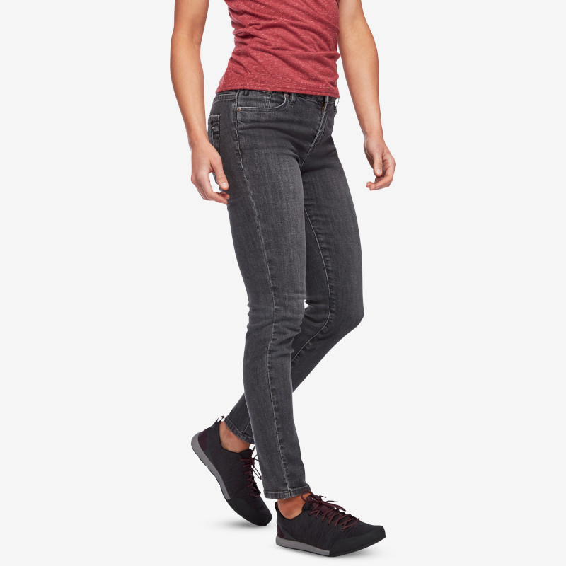 CRAG DENIM PANTS מכנס ג'ינס טיפוס בצבע gray 