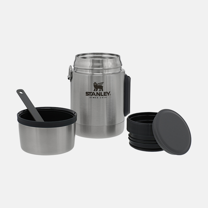ADVENTURE STAINLESS STEEL ALL-IN-ONE FOOD JAR | 0.53 L תרמוס אוכל בצבע steel ובצבע stainless 