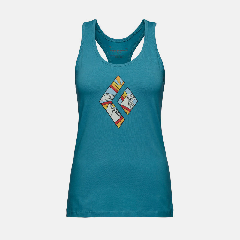 RAINBOW DIAMOND TANK גופיית טיפוס image number null