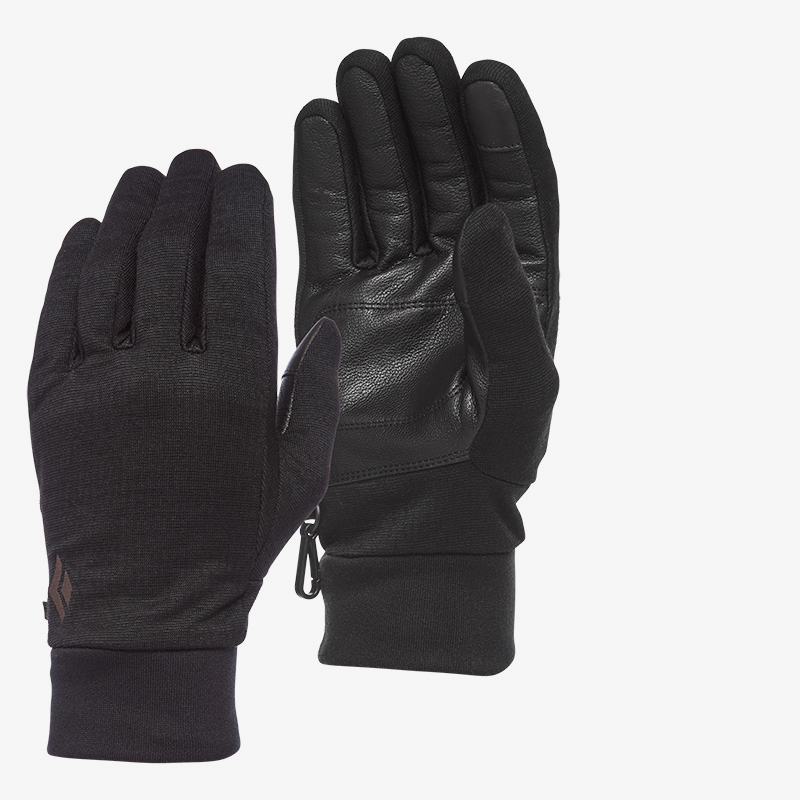 HEAVYWEIGHT WOOLTECH LINER כפפות צמר בצבע anthracite 