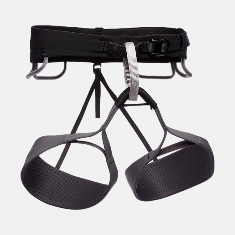 SOLUTION HARNESS רתמת טיפוס בצבע black-slate 