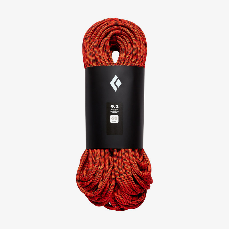9.2- 9.4 CLIMBING ROPE חבל טיפוס בצבע כתום 